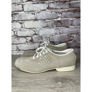 HYDE Bowling Gray Suede Leather Casual Lace Up Shoes Men Sz 10.5M US/44.5EU